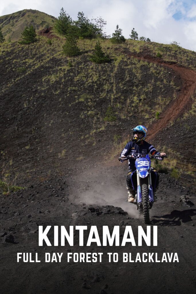 kintamani volcano dirt bike